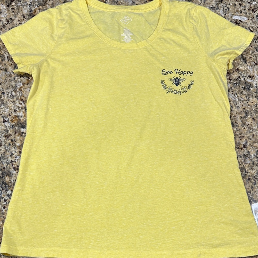 St. John's Bay Sunny Yellow 🐝 Bee Happy Tee